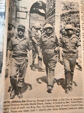 Newspapers- SIX DAY WAR- ISRAEL  PM LEVI ESHKOL TELLS ARABS THEY MUST NEGOTIATE picture