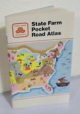 1977 State Farm Rand McNally Pocket Road Atlas USA Canada Mexico Vintage picture