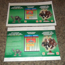 2 LOT 1998 PROOF SMALL SOLDIERS AD POSTER BURGER KING FASTFOOD TOYS 17X11