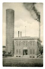 Antique Postcard c1909 Fort Morgan Colorado CO City Hall Light & Water Plant picture
