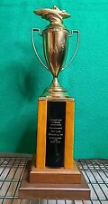 Large 1st Place 1954 Bakelite Outboard Motor Boat Trophy Boat Club Connecticut picture