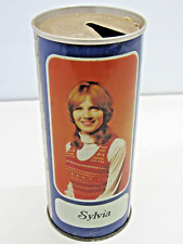 Vintage Tennent's Girls Larger Sylvia Beer Can Pull Tab #CN-26 picture