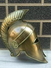 300 Spartan Brass Instruments Roman Medieval Roman Helmet Greek Liner King picture
