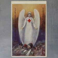 Vision Angel Sister of Mercy WWI Tsarist Russia postcard LEVENSON 1915s Naiden💥 picture