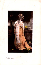 Rare 1919 RPPC England Actress 