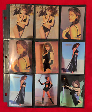 1996 MAXIMUM PRESS: AVENGELYNE EMBOSSED CARD LOT OF 9 CARDS Cathy Christian picture
