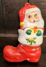 50's Santa in Boot Christmas Ornament Aisa Mexico picture