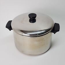 Revere Ware 6 qt Stock Pot Stainless Made in Korea G 89 A W/Lid picture