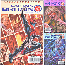 Captain Britain and MI13 # 1 2 3 1st App Dr Faiza Hussan High Grade 3 Book LOT picture