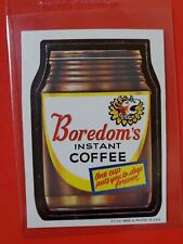 1967 Topps Wacky Packs Die-cuts #1 of 44 Boredom's Coffee picture