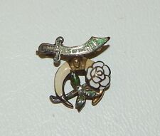 Vintage Masonic Daughters of the Nile Enameled Lapel Pin picture