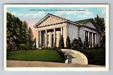 Omaha NE-Nebraska, Forest Lawn Chapel, Columbarium, Antique Vintage Postcard picture