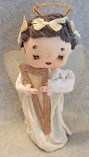 Vintage 1950's Noel Decorations Satin Angel Made in Japan picture