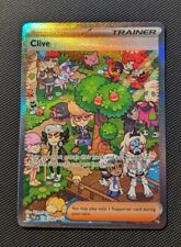 Clive 236/091 Special Illustration Rare Pokémon Card S&V Paldean Fates Near Mint picture