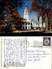 Congregational Church at Kennebunkport Maine postcard mailed 1959 picture