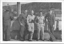 US Army Buddies On Leave Eta Jima Japan Photo 1952 Korean War Vtg Snapshot picture