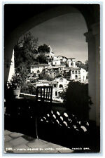 c1930's Vista Desde El Hotel Victoria Taxco Mexico RPPC Photo Postcard picture