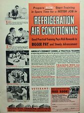 Industrial Training Institute Chicago Refrigeration A/C Magazine Print Ad 1948 picture