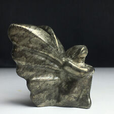 1PC Natural Crystal Specimen. PYRITE. Hand-carved.  Exquisite Fairy Butterfly.UX picture
