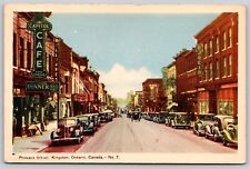Postcard Princess Street, Kingston, Ontario, Canada P139 picture