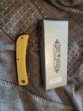 Boker Tree Brand Classic Sodbuster 403Y Yellow Handle NOS RARE LQQK  picture