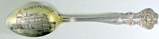 Excellent Sterling Silver Soldiers Home Oxford New York Souvenir Coffee Spoon picture
