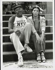 1981 Press Photo Irene Cara & Teddy Wilson on 