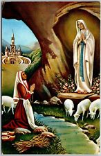Lourdes, The Apparition, France - Postcard picture