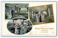 1914 Compliments of King Edward Hotel Toronto Ontario Canada Multiview Postcard picture