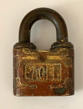 Vintage Brass Eagle Lock Co Padlock  2.25
