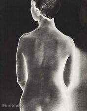 1930/34 Original MAN RAY Solarized Female Nude Back Surreal Photo Gravure Art picture