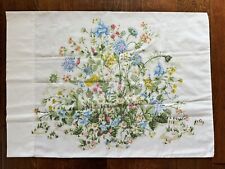 Set Of Two Vintage Pillowcases Floral Print picture