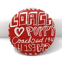 Vintage Coach Love Poppy Pin Pinback Button Brooch *149-E5 picture