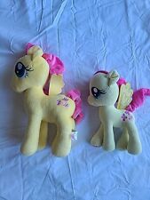 Lot Of 2 Fluttershy My Little Pony plushs 14 Inch And 10 Inch picture