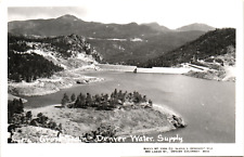 Gross Dam Denver Water Supply RPPC Unposted Postcard Colorado picture