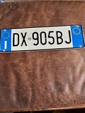 Italy 🇮🇹 Italian license plate Eurostars Front Tag Italia # DX 905 BJ picture