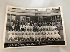 Vintage 1933 Elementary Graduating Class Photo  The Kohn School Chicago IL  5x7