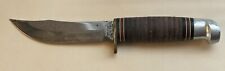 Vintage, Western USA, L66 (C) Fixed Blade Hunting Knife with Sheath picture