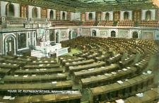 House of Representatives Washington D.C. Vintage Postcard Posted 1909 picture