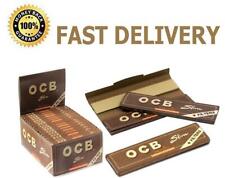 OCB Virgin Brown King Size Unbleached + Filter Tips Rolling Papers 16 Booklets picture