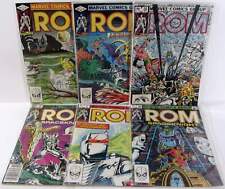 ROM Lot of 6 #33,34,35,36,37,38 Marvel (1982) NM- 1st Print Comic Books picture