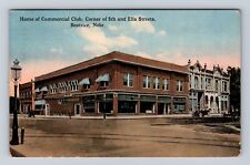 Beatrice NE-Nebraska, Home Of Commercial Club, Antique Vintage c1914 Postcard picture