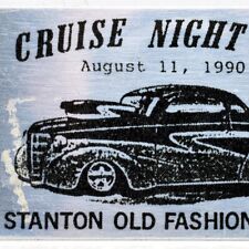 1990 Cruise Night Stanton Old Fashioned Days Antique Auto Meet Car Show Michigan picture