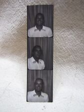 Vtg Photo Booth Strip of Young Tan Handsome Man~Laughing~Gay Int picture
