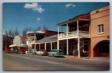 Postcard Street Scene Weaverville California,Masonic Hall & other Signs    B 24 picture