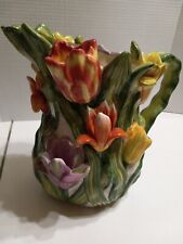 KALDUN AND BOGLE Tulip Pitcher Spring Ceramic Series ** ESTATE FIND** picture