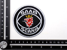 SAAB SCANIA EMBROIDERED PATCH IRON/SEW ON ~3-1/4