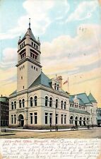 1907 MASSACHUSETTS POSTCARD: VIEW OF POST OFFICE, WORCESTER, MA picture