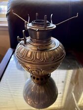 Antique B&H Bradley & Hubbard Kerosene Oil Lamp Pat. Dates 1892 and 1895 Tripod picture