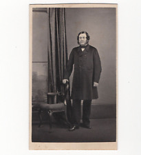 Antique Carte De Visite CDV Card Photograph Gentleman Standing Portrait Carlton picture